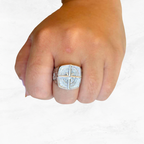 Anillo Sello Brújula