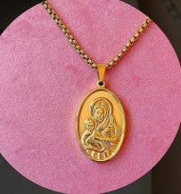 Collar Virgen del Carmen 028