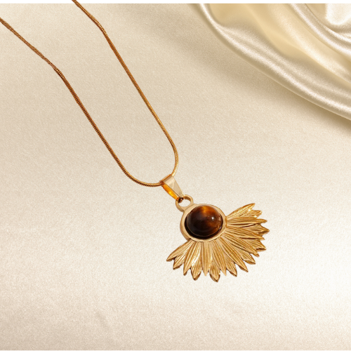 Collar Leo Ojo de Tigre