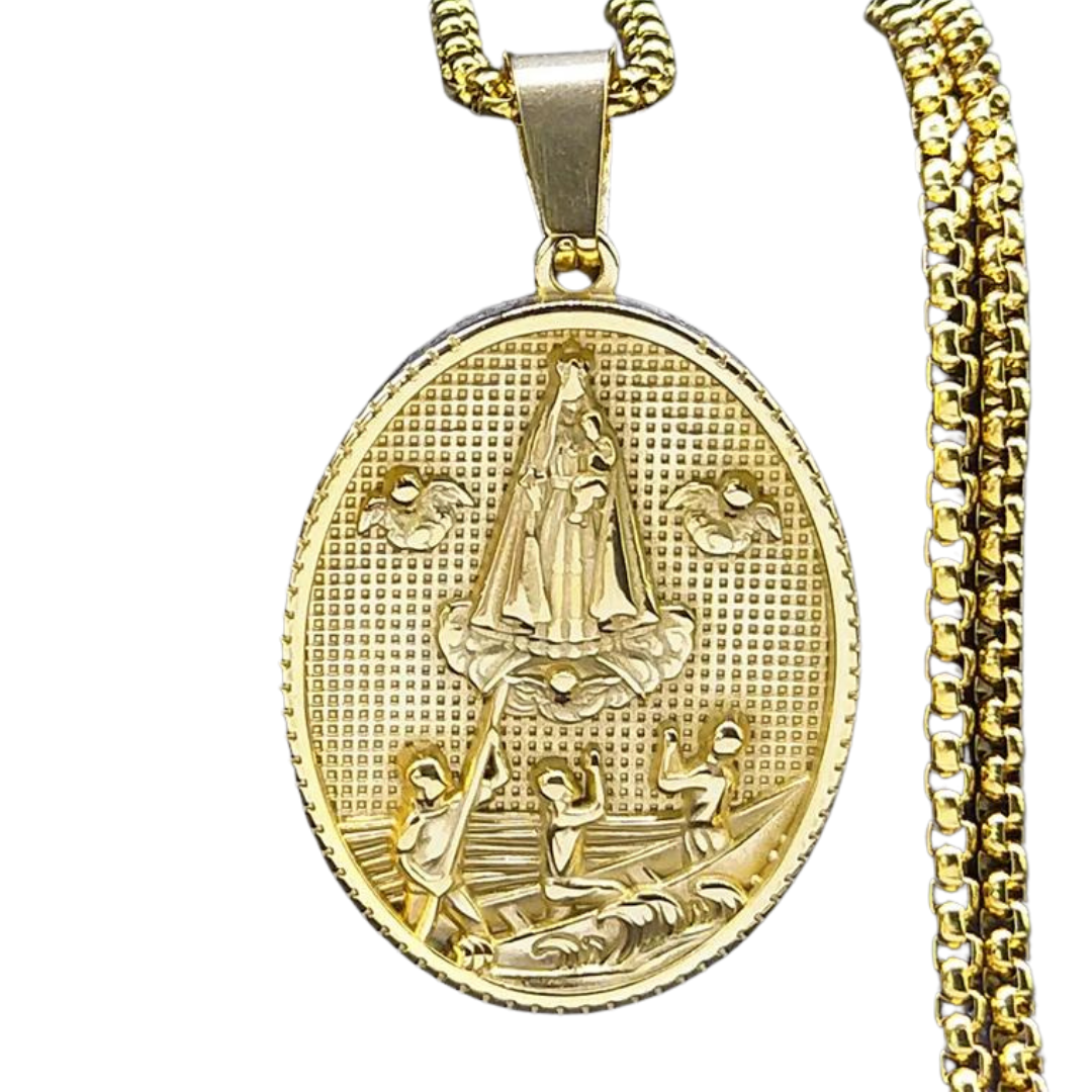 Medallón Virgen del Carmen