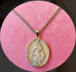 Medallón Virgen del Carmen 035