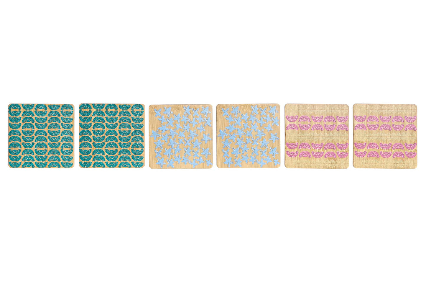 Posavasos de madera bambú