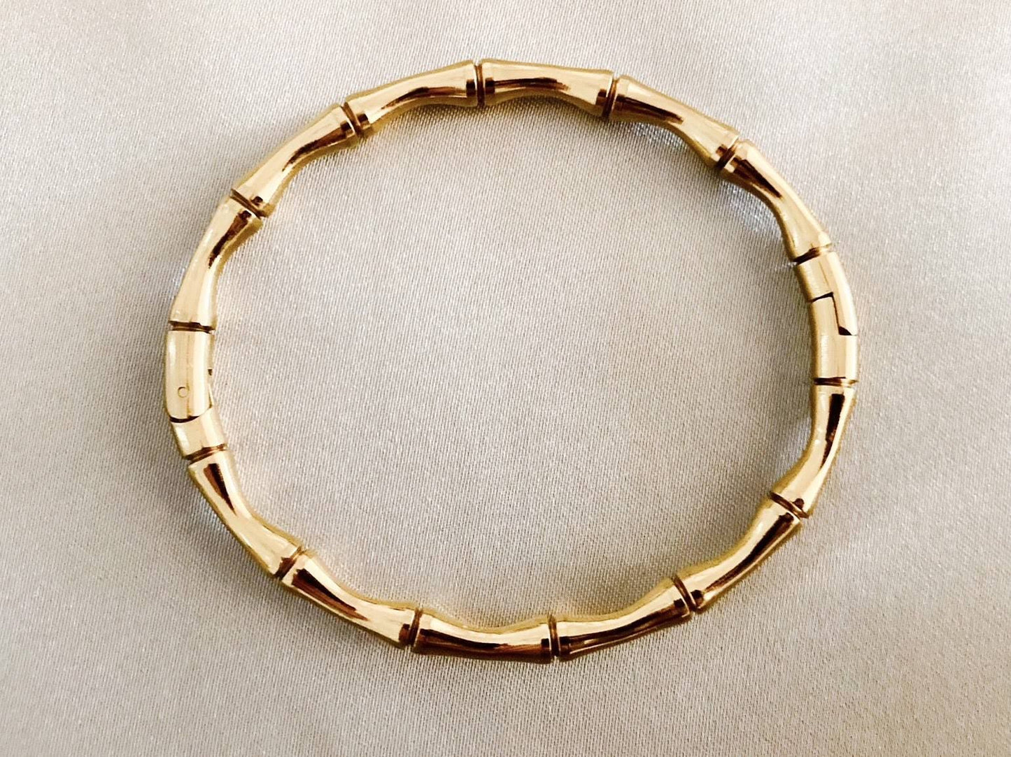 Pulsera Bambú Dorada