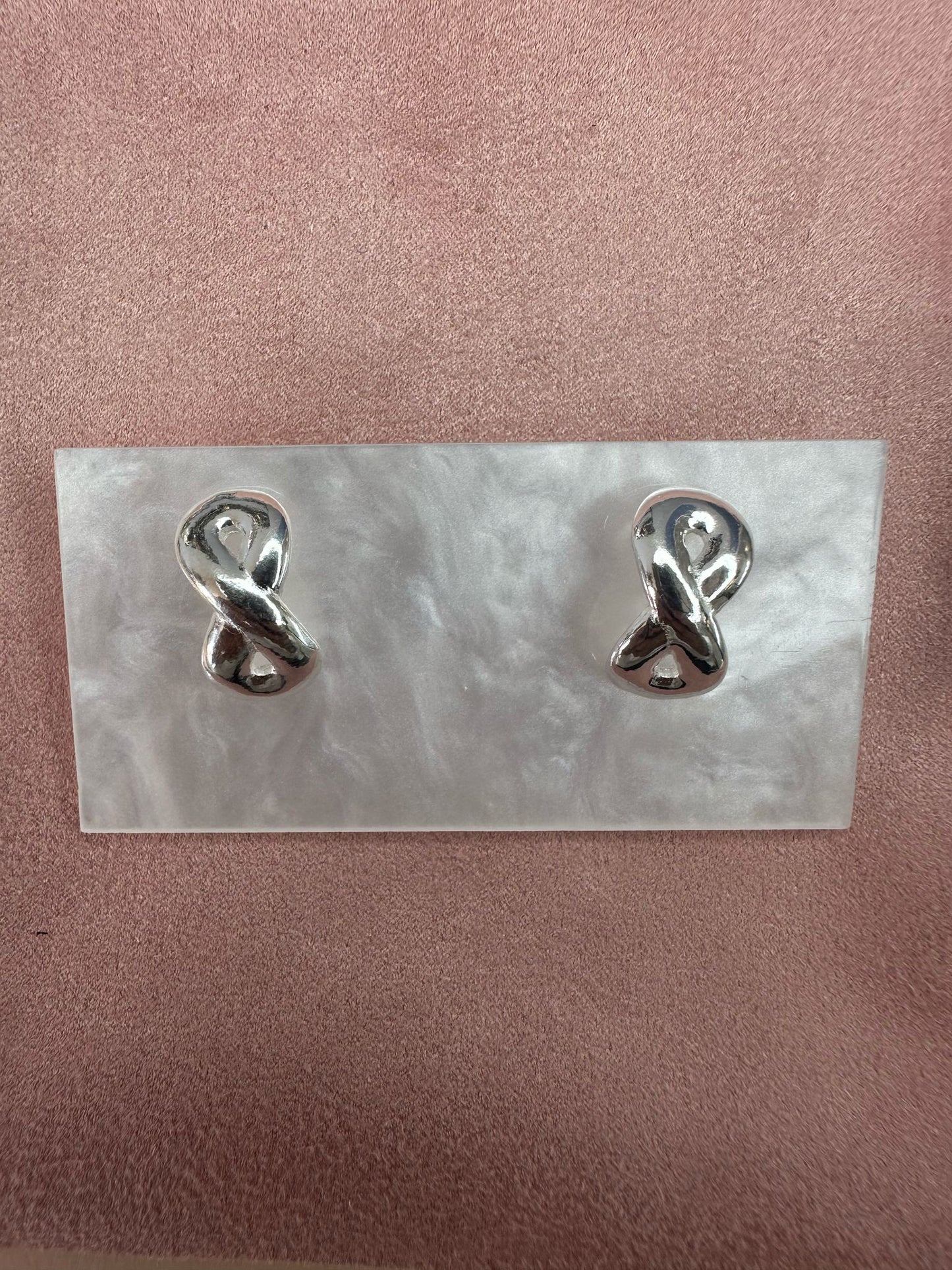 Pendientes Infinito plata