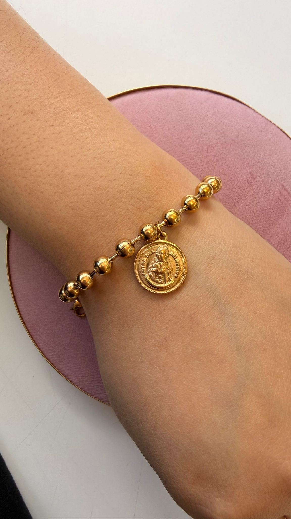 Pulsera de la Virgen del Rocío - Acero Inoxidable