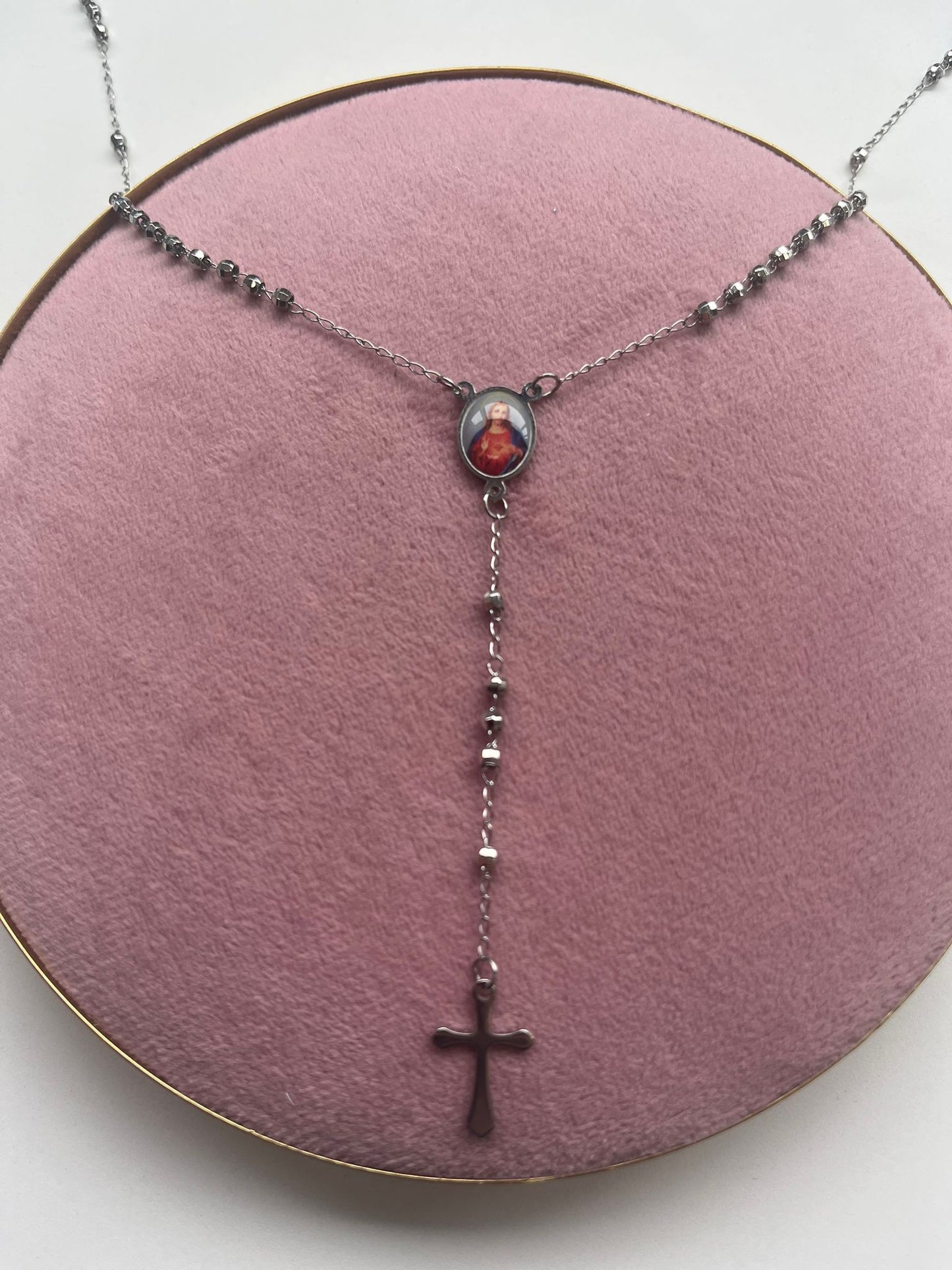 Rosario de Jesús - Acero Inoxidable