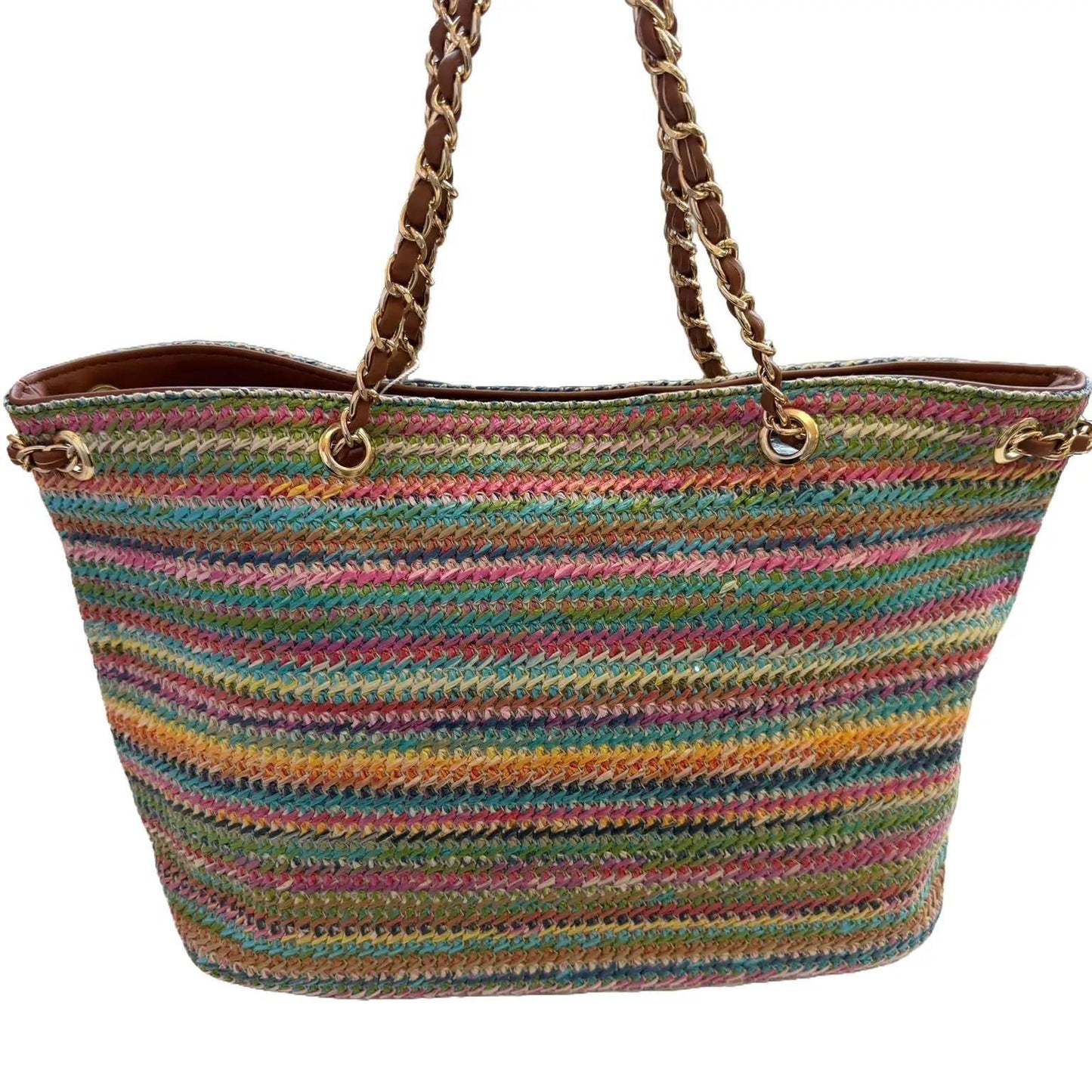 Bolso Henar de Rafia Multicolor