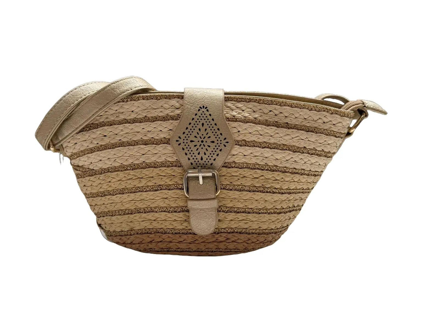 Bolso de Rafia Beige