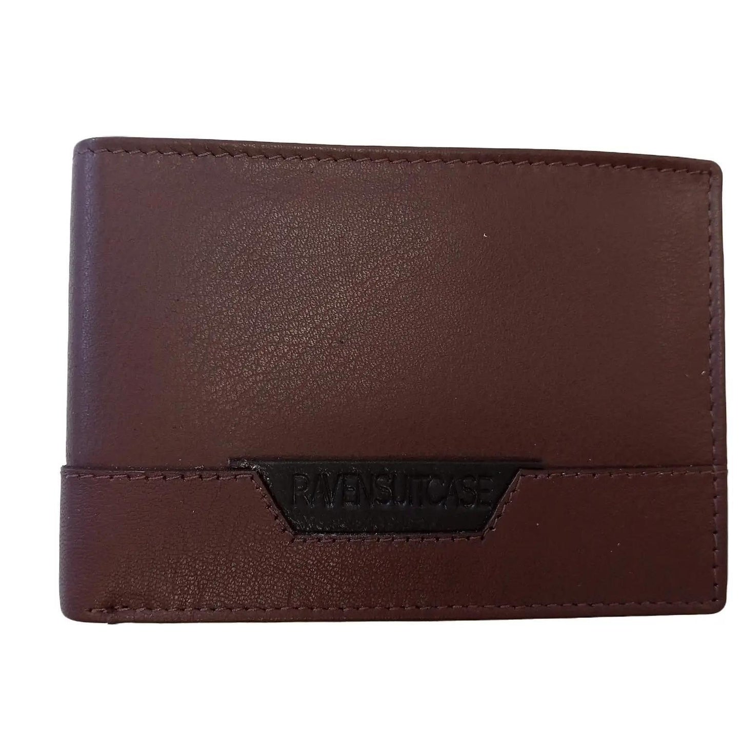 Cartera Bicolor Caballero En Piel Auténtica