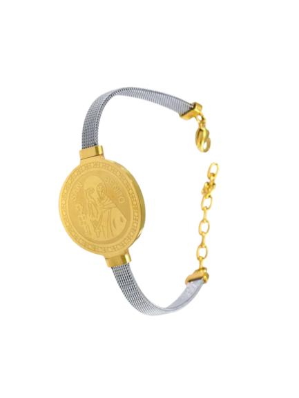 Pulsera San Benito Semirígida ajustable en 2 Modelos