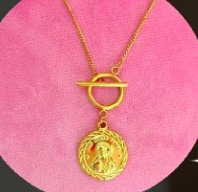 Medalla San Judas Tadeo con Broche Delantero - Acero Inoxidable