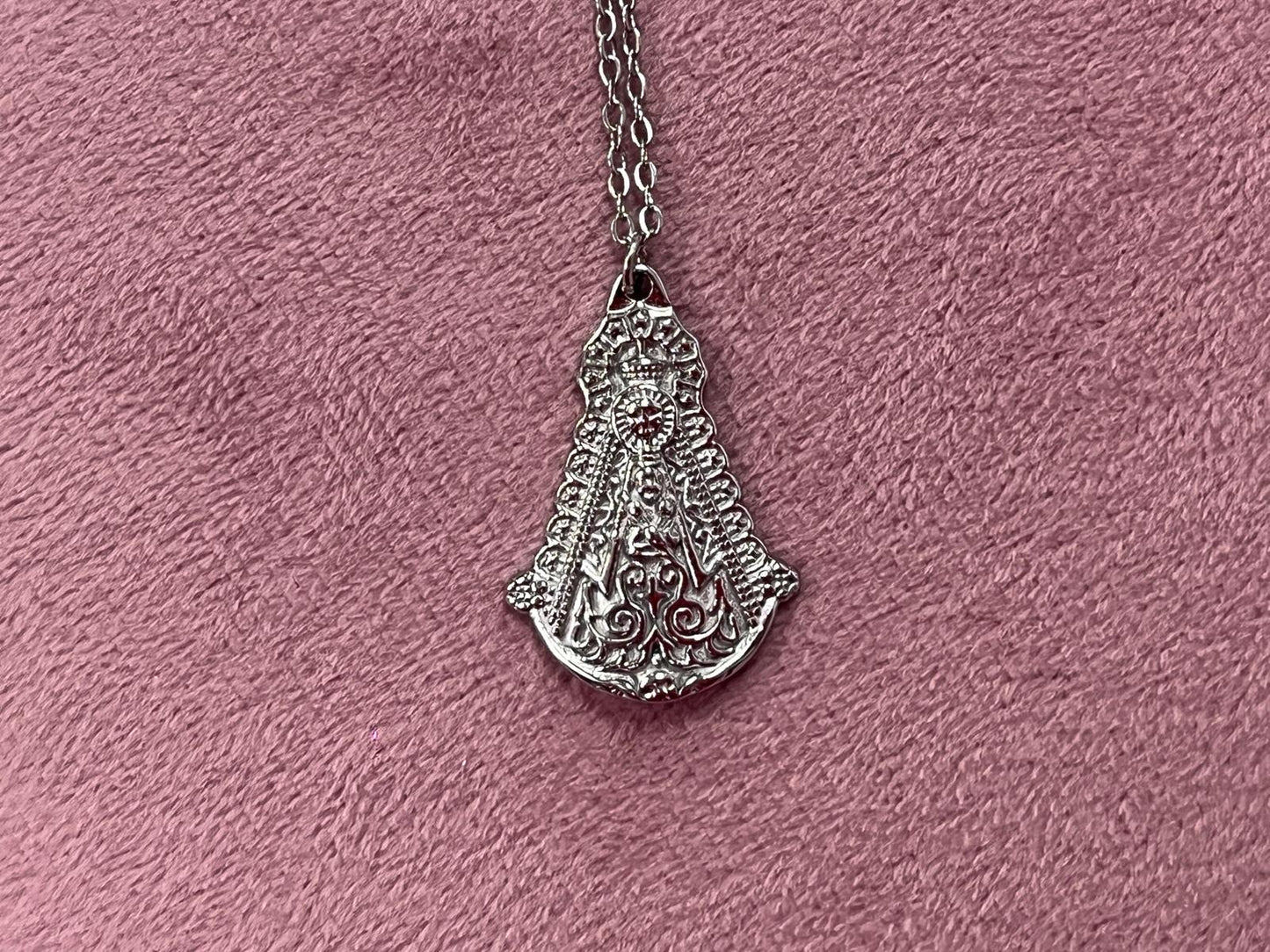 Medalla Virgen del Rocío - Acero Inoxidable