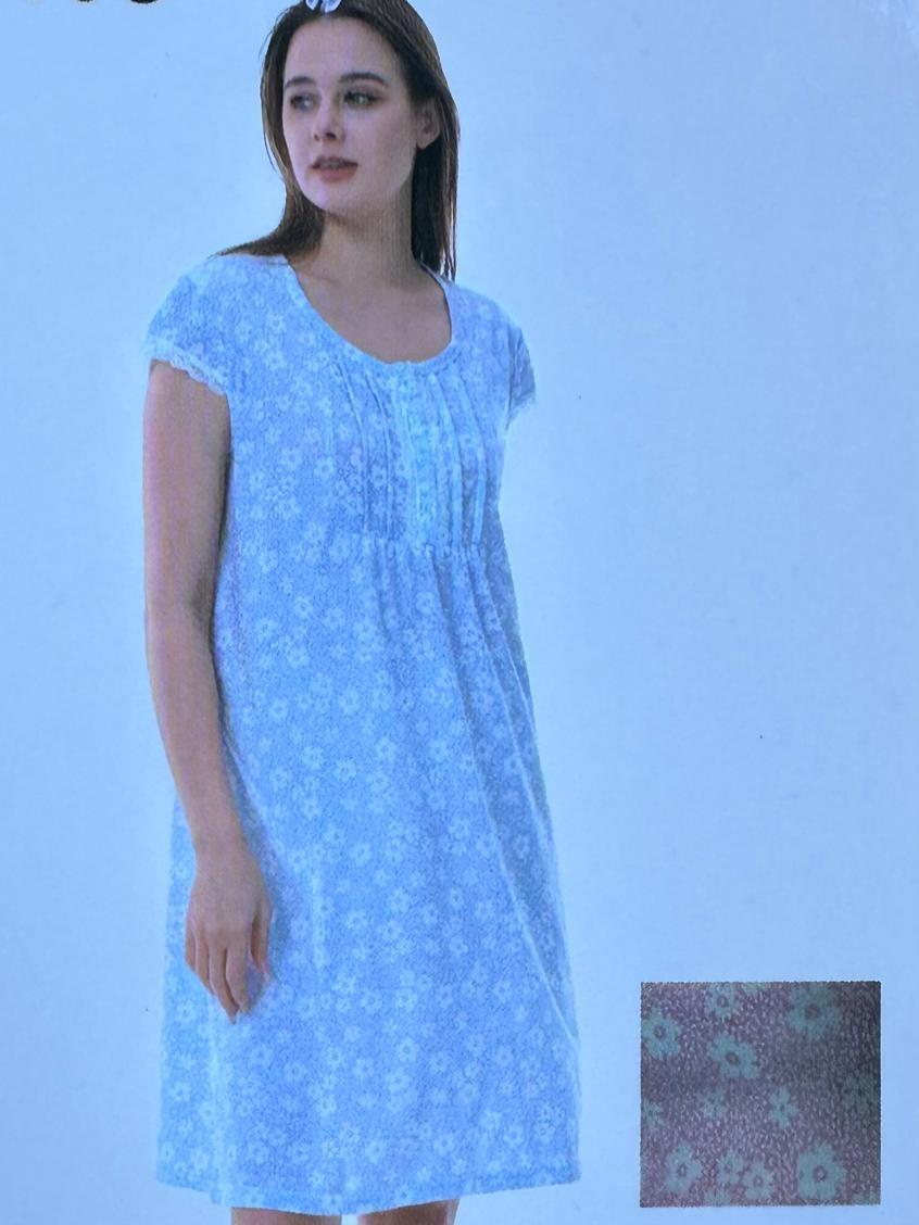 Camisón con Mangas para Mujer varios colores y cómodo para Uso Diario