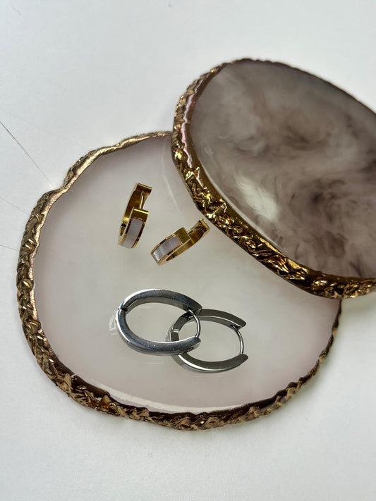 Pendientes Nácar de Aro Diseño Elegante y Material Natural Perfectos para Cualquier Ocasión Accesorio Versátil y Atractivo