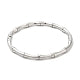 Pulsera Bambú Plateada