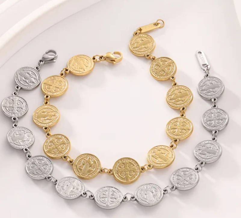 Pulsera Medallas de San Benito