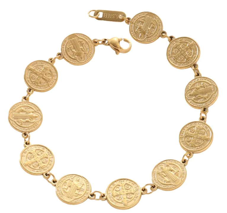 Pulsera Medallas de San Benito