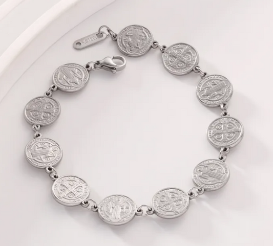 Pulsera Medallas de San Benito