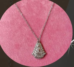 Collar Virgen del Rocío Plateada 039