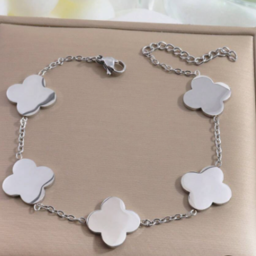 Pulsera Lucky Plateada