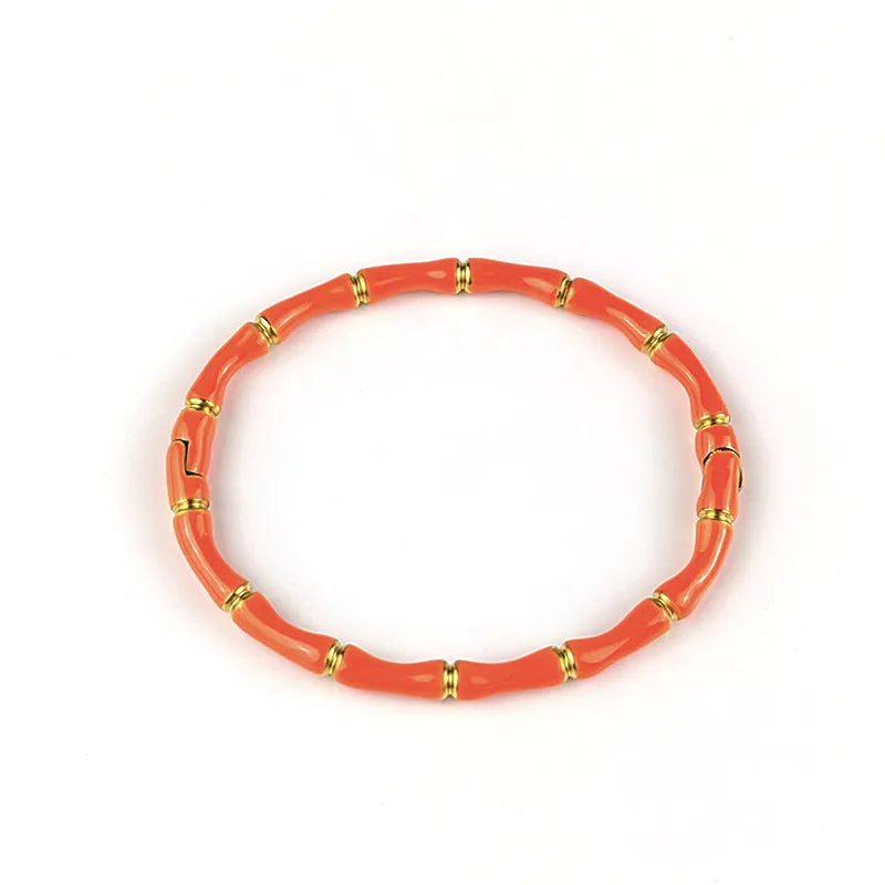 Pulsera Bambú Esmaltada
