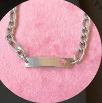 Pulsera Plateada Cruz