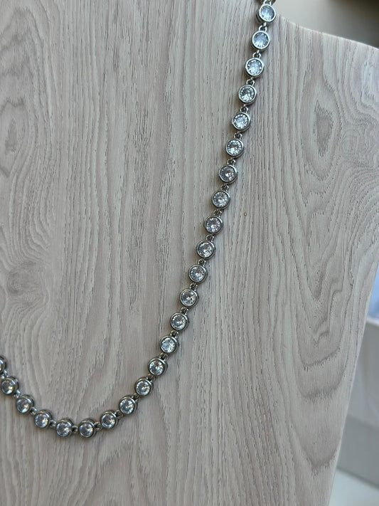 Collar Elegancia plateado