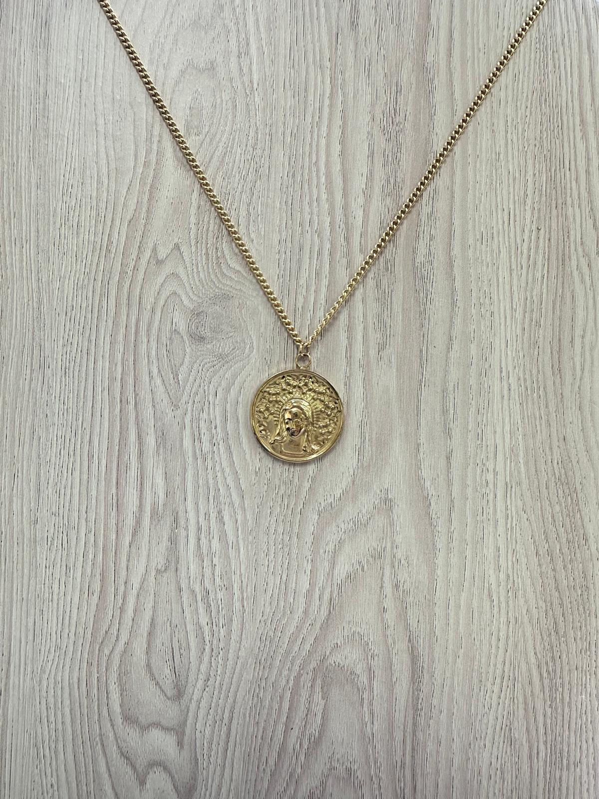 Medalla Virgen de la Alegría  - Acero Inoxidable