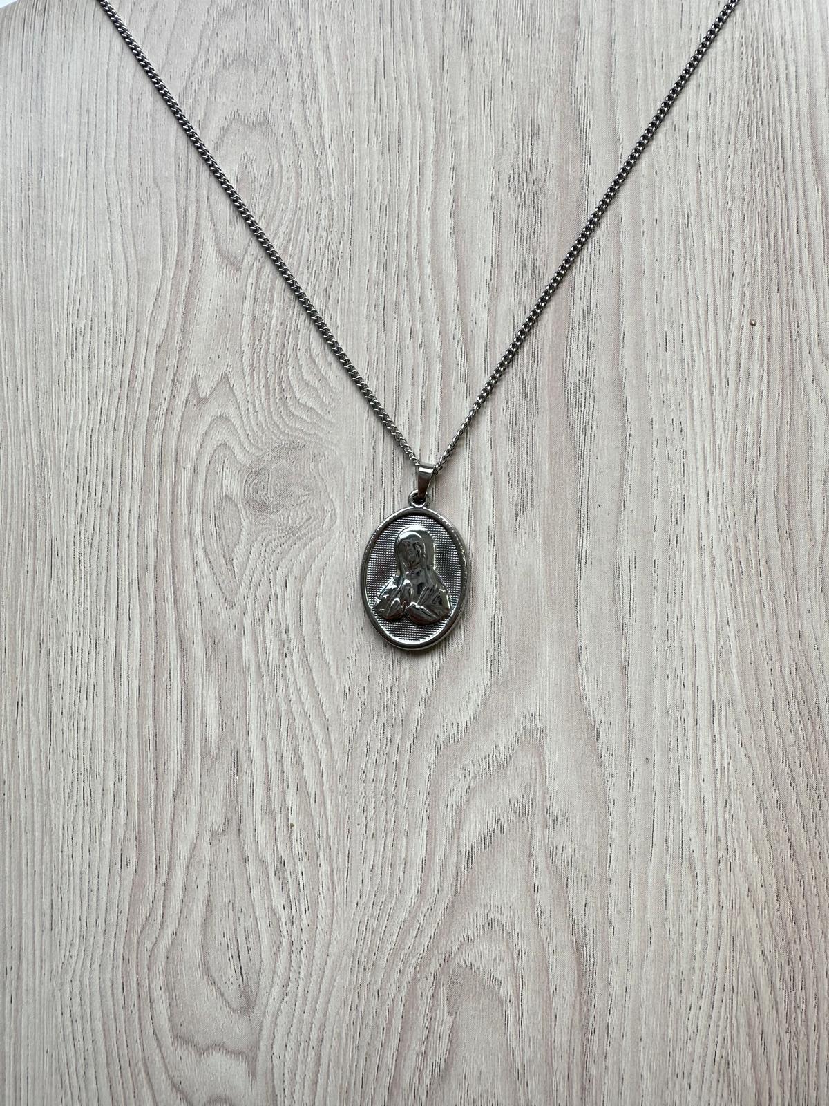 Medalla Inmaculada Concepción Pequeña - Acero Inoxidable