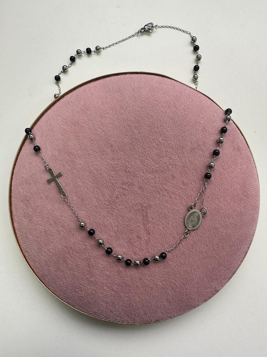 Rosario Virgen De La Milagrosa - Acero Inoxidable