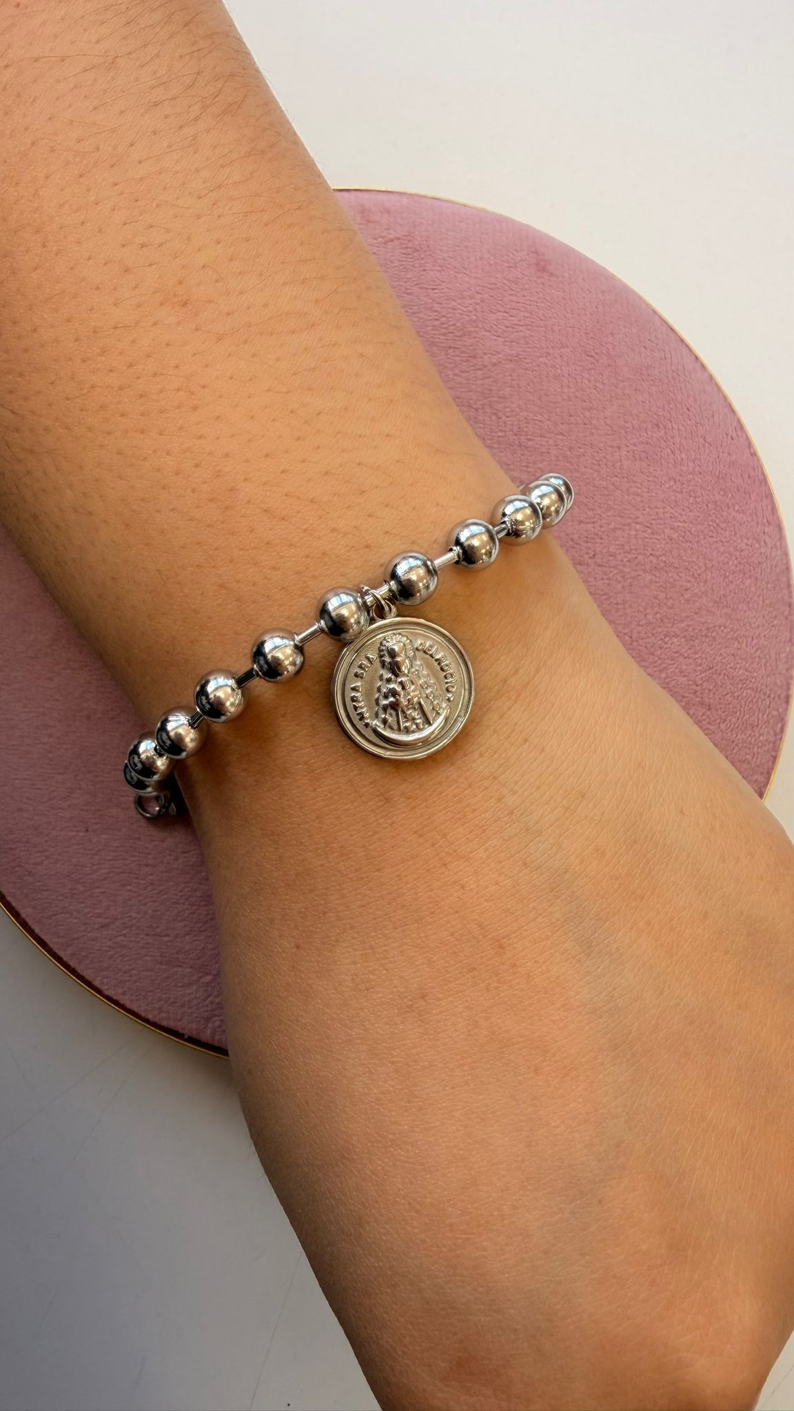 Pulsera de la Virgen del Rocío - Acero Inoxidable