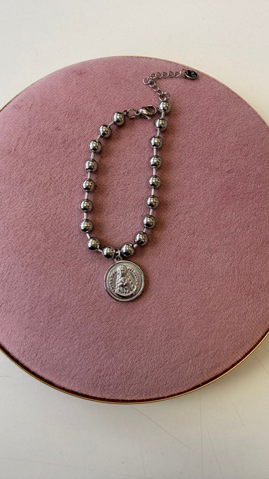 Pulsera de la Virgen del Rocío - Acero Inoxidable