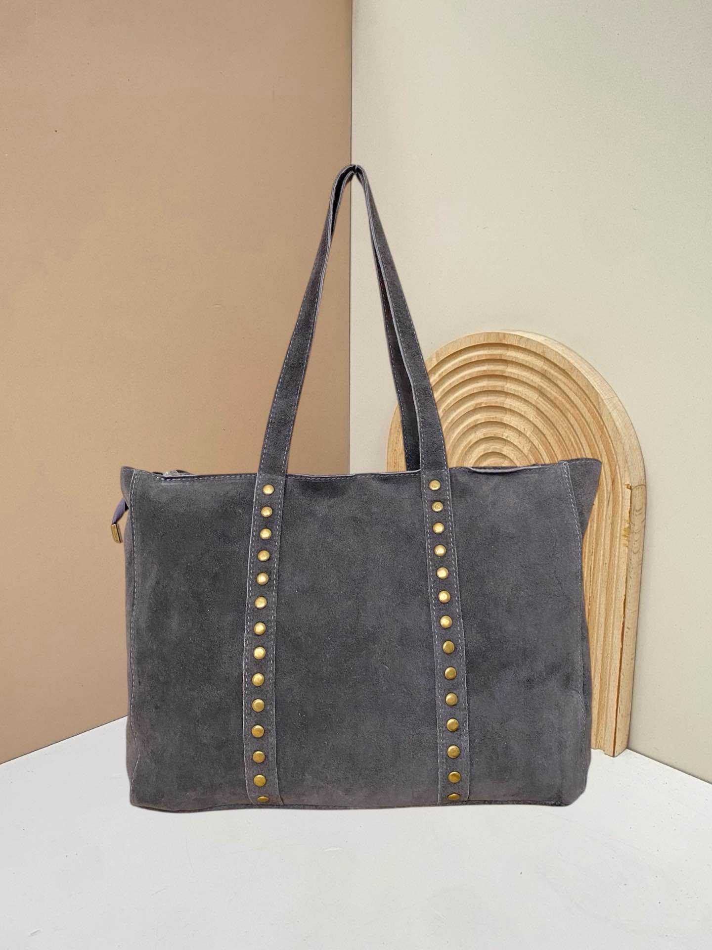 Bolso Bela de Piel en Ante Natural Personalizado