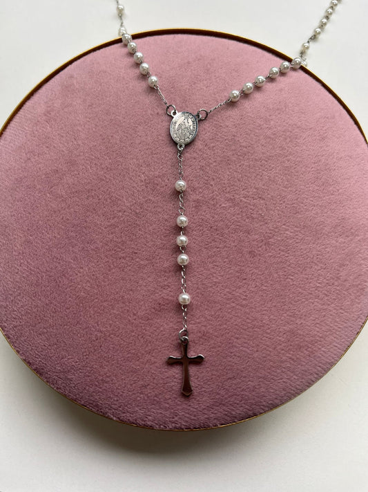 Rosario Virgen Del Carmen - Acero Inoxidable