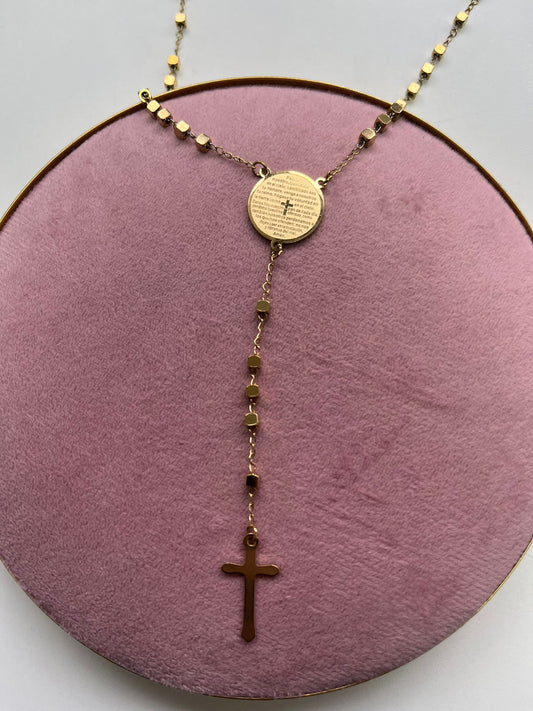 Rosario Padre Nuestro - Acero Inoxidable