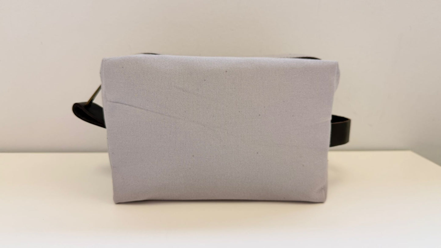 Neceser Personalizado de Tela y Piel auténtica - Unisex