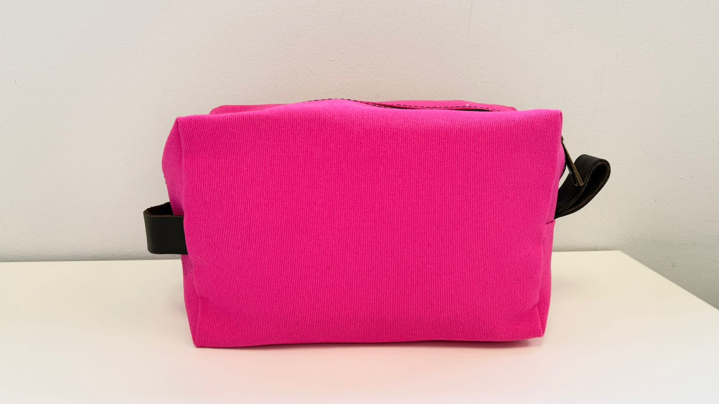 Neceser Personalizado de Tela y Piel auténtica - Unisex