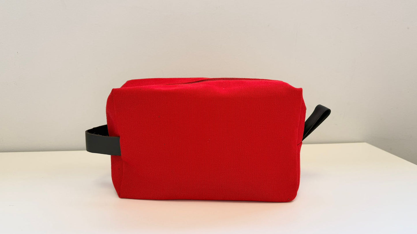 Neceser Personalizado de Tela y Piel auténtica - Unisex
