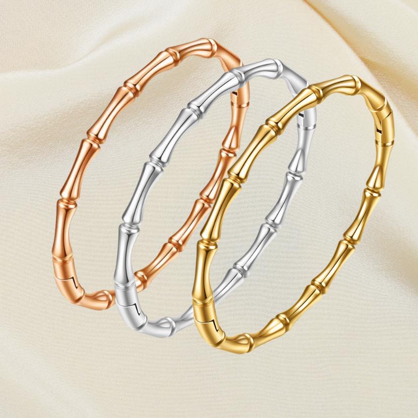 Pulsera Bambú - Acero Inoxidable