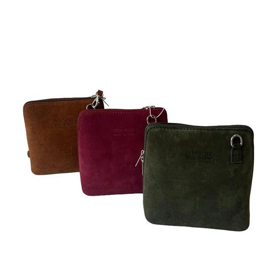 Bolso Bandolera Piel Ante - Colores